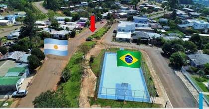 El lugar exacto donde se produjo el asesinato de Carla Betiana de Olivera