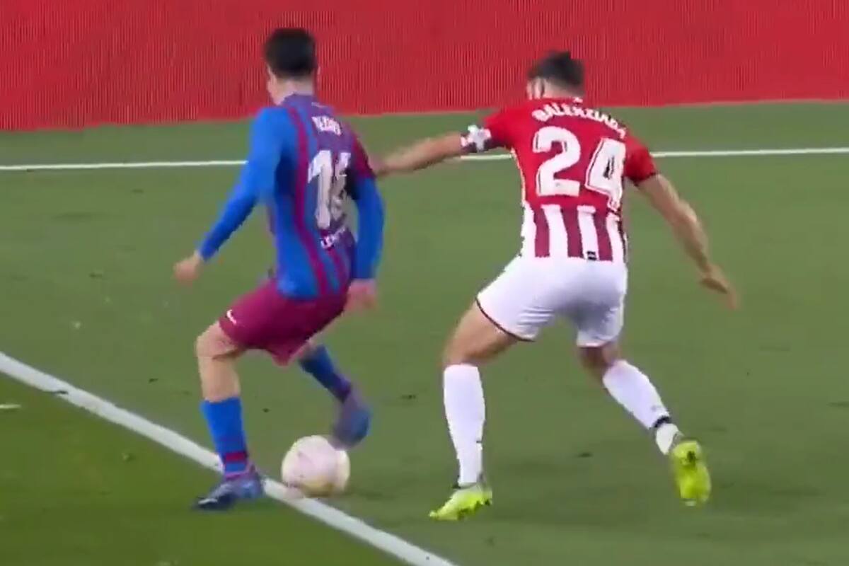 El lujo de Pedri ante Athletic Bilbao