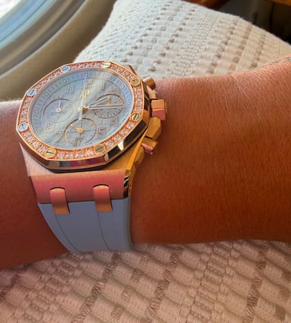 El lujoso reloj de Antonela Roccuzzo