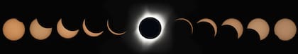 El lunes 21 de agosto de 2017 se observó un eclipse solar total sobre Madrás, Oregón (Foto: Gentileza NASA)