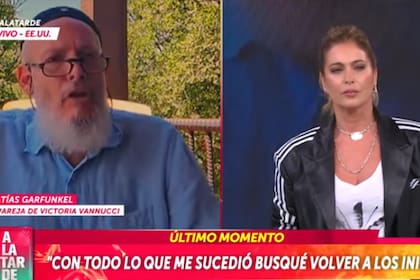 El lunes Garfunkel habló desde los Estados Unidos con el programa A la tarde (Foto: Captura de TV / América)