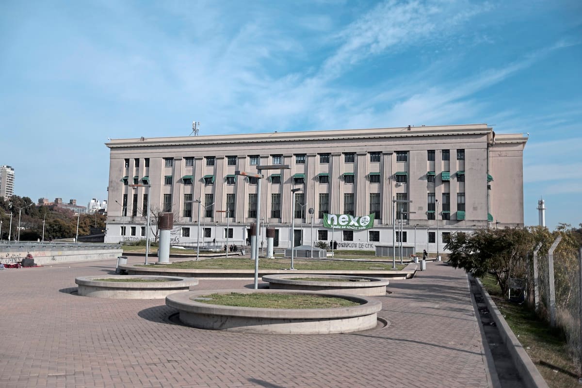 El lunes pasado, el paro se sintió en varias facultades de la UBA