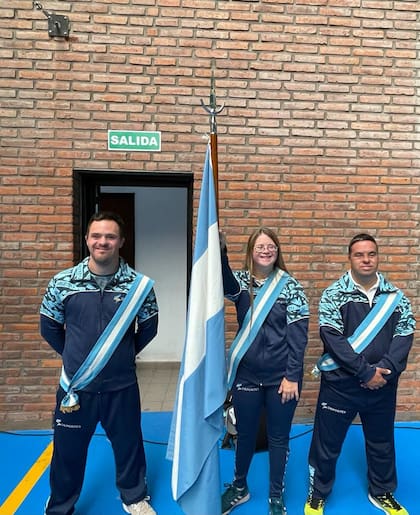 El lunes pasado, Jacinta Martínez Ranceze fue la abanderada de los Juegos Nacionales Tri '21