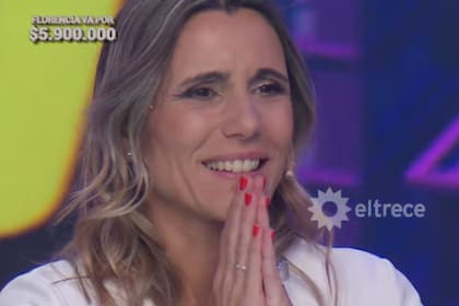 El lunes, Paula vendió la llave en $600.000; regresó el martes y se quedó con el premio mayor (Foto: captura eltrece)