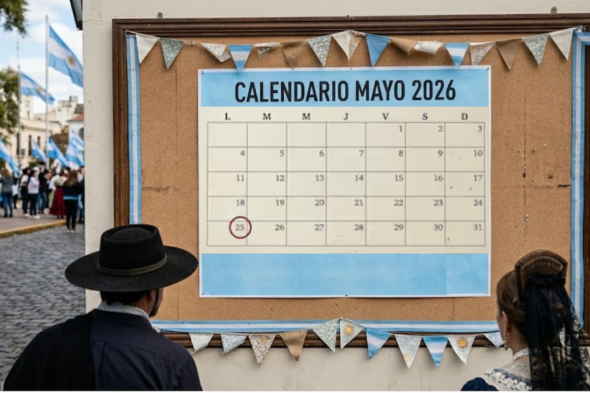 El lunes que viene es feriado nacional por la Revolución de Mayo (imagen ilustrativa generada con IA)