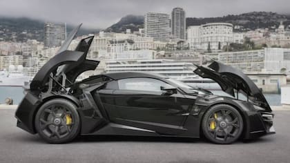 El Lykan Hypersport que Neymar tiene en su colección.