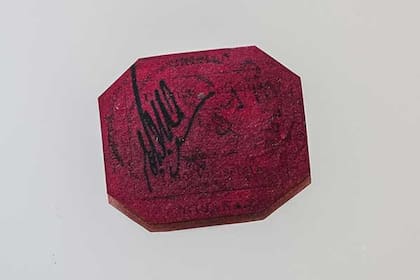 El Magenta de 1 centavo de la Guyana Británica