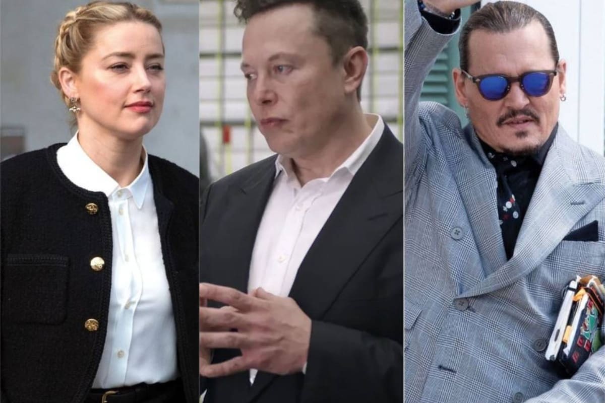 El magnate Elon Musk opinó por primera vez sobre Amber Heard y Johnny Depp desde que comenzó el juicio por difamación entre ambos actores