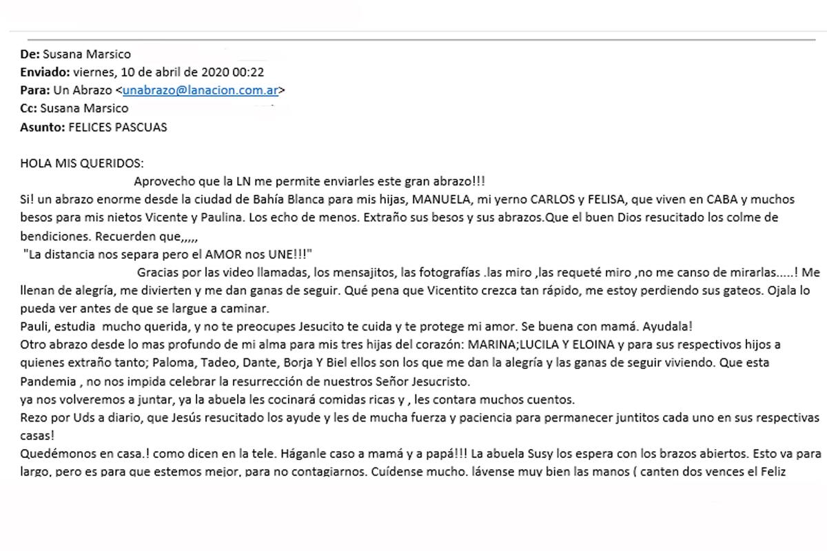 El mail de la Abu Susy