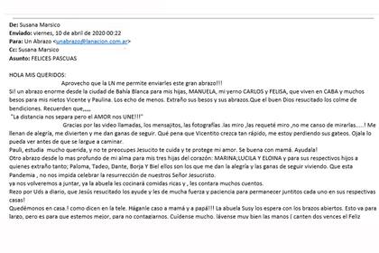 El mail de la Abu Susy