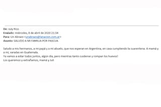"Cuídense mucho"
