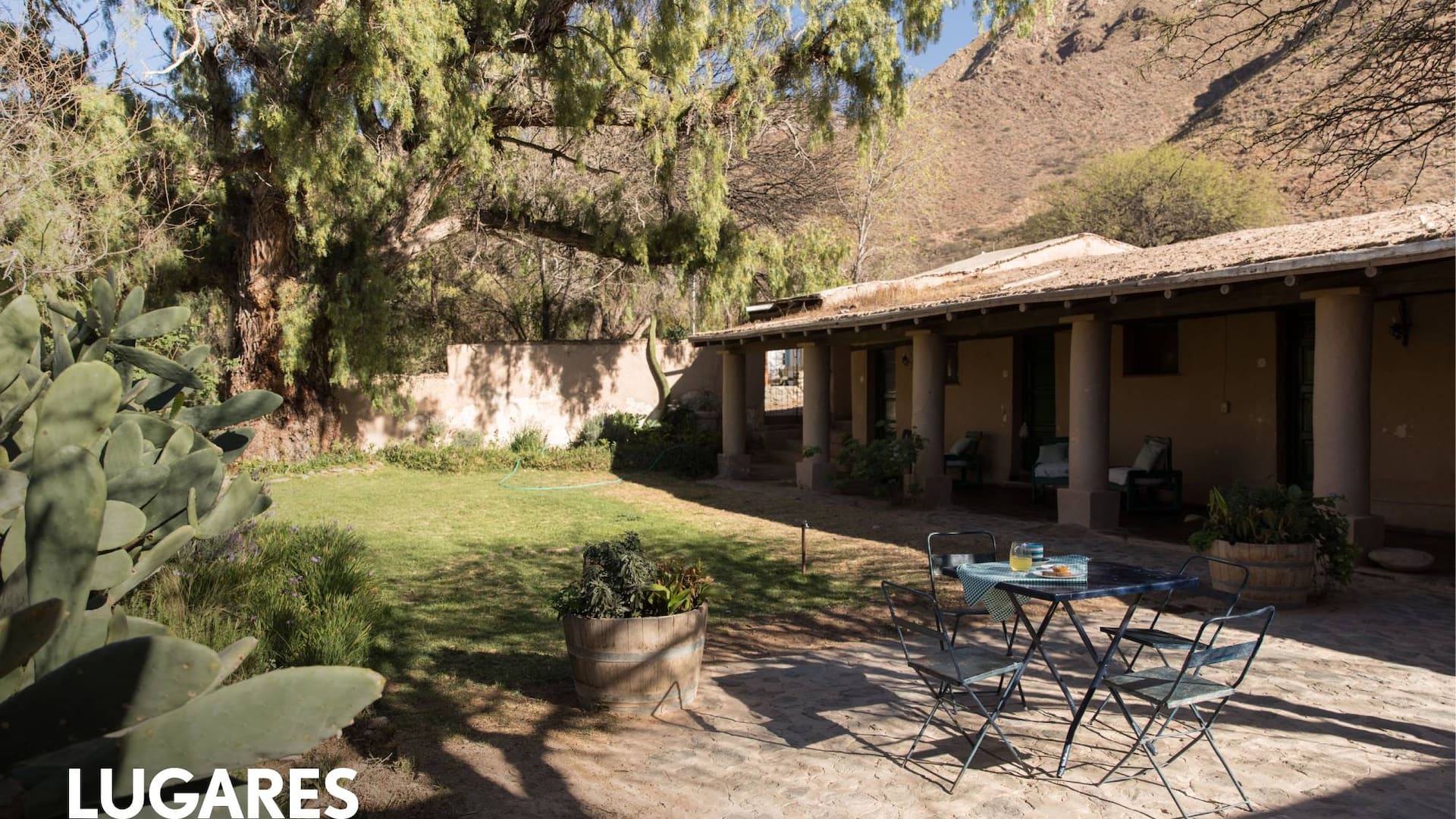 El majestuoso contexto de la finca, que abrió sus puertas con el cambio de siglo.