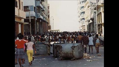 El Maleconazo, en 1994, retratado por el fotógrafo holandés Karel Poort