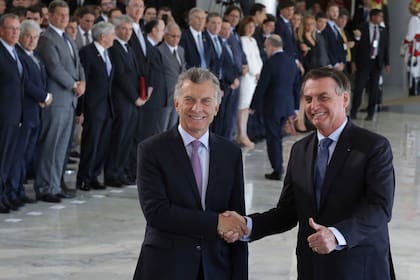 El mandatario argentino junto al nuevo presidente de Brasil, reunidos en Brasilia