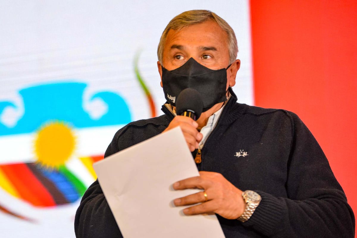 El mandatario jujeño y líder radical se mostró contrario a la convocatoria aunque avaló al expresidente. Foto de archivo.