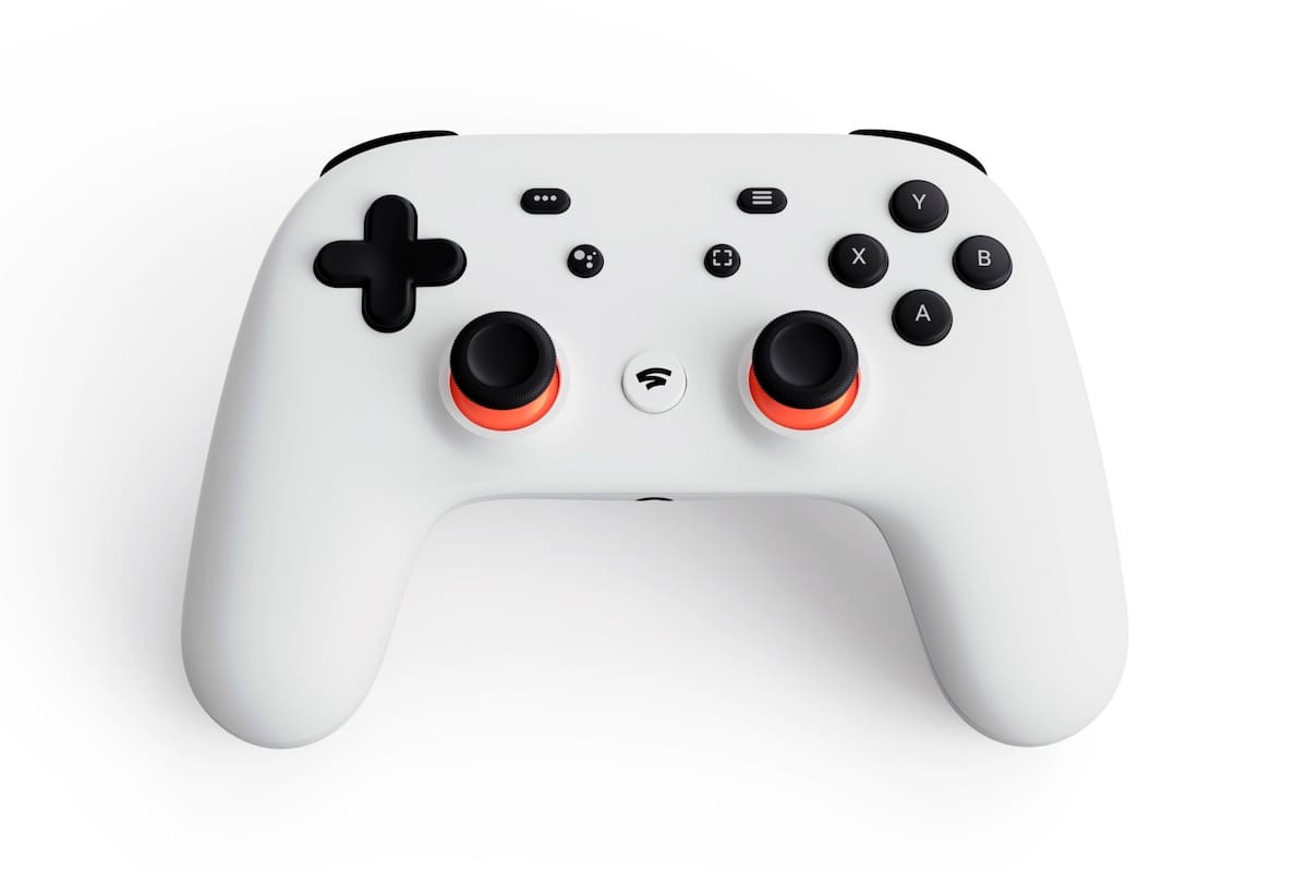 El mando que Google creó para Stadia, su plataforma de videojuegos por streaming