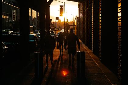 El Manhattanhenge es el momento en el que el sol se alinea perfectamente con el trazado este-oeste de las calles de la ciudad