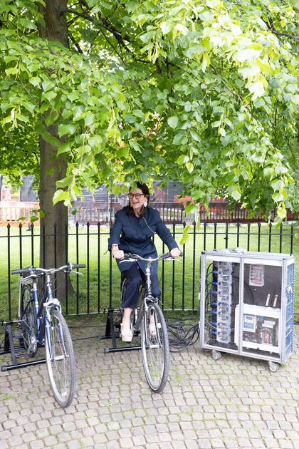 El Manifiesto por una transición energética ecosocial de los pueblos del sur se podrá escuchar a través de un audio que se activará mediante el pedaleo de bicicletas fijas