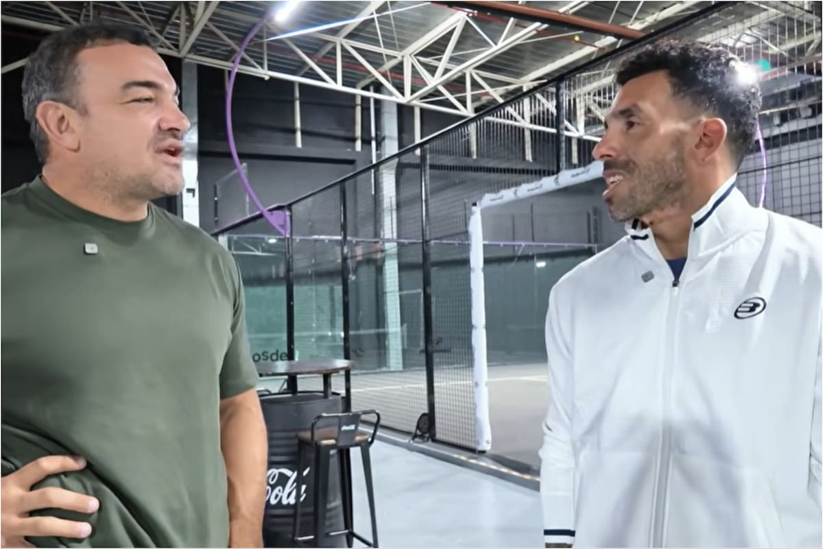 El mano a mano de Agustín Creevy con Carlos Tévez