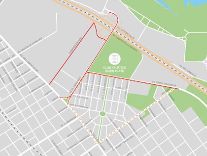 El mapa de cortes por el recital de Lali Espósito