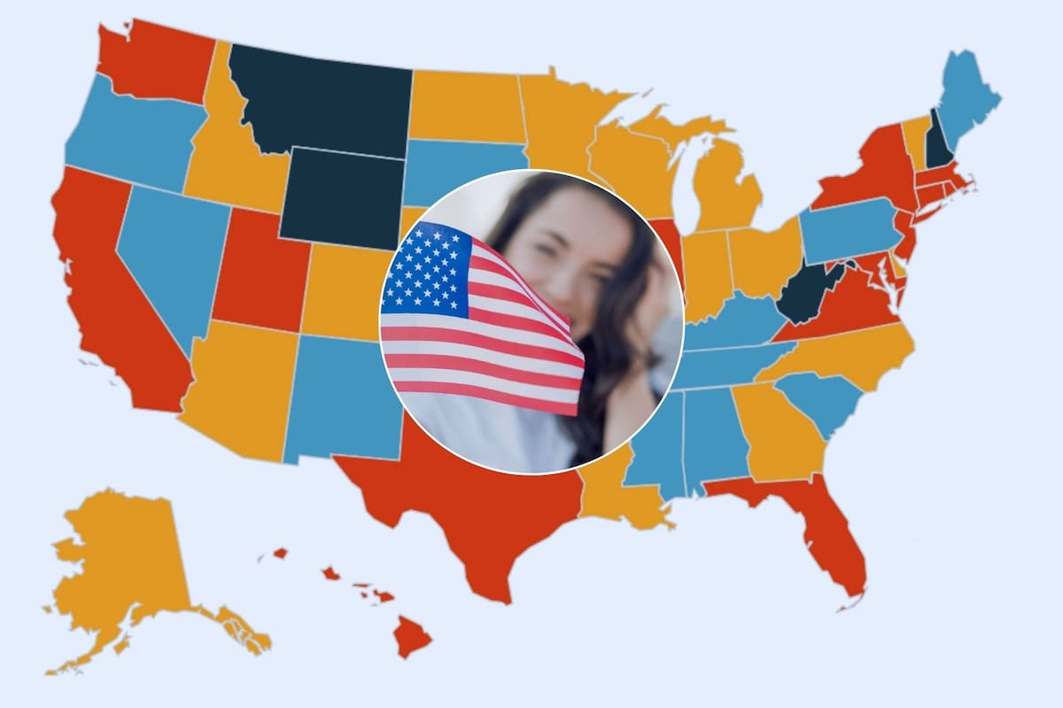 El mapa de Harvard sobre la tasa de inmigración neta