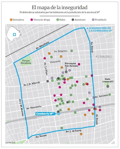 El mapa de la inseguridad