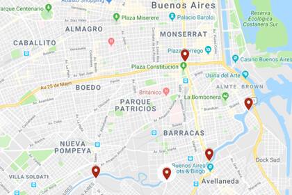 El mapa de las asambleas que realizarán los conductores porteños
