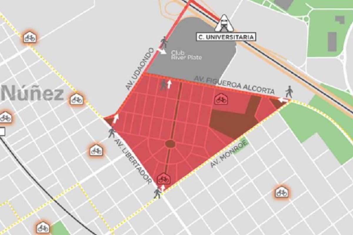 El mapa de los cortes de tránsito por el partido de la Argentina