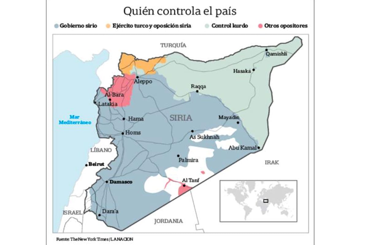 ¿El mapa de Siria puede volver a dibujarse?