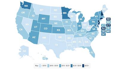 El mapa del Comité para un Presupuesto Federal Responsable muestra cuáles serán los estados más afectados por las insolvencia del Seguro Social en EE.UU.