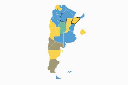 El mapa electoral de la Argentina tras las elecciones en Santa Fe