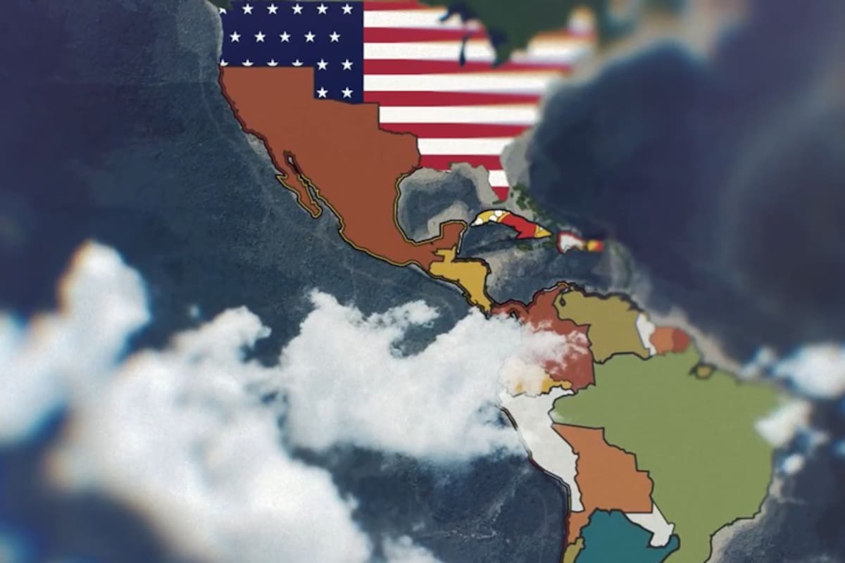 El mapa que publicó la Casa Blanca