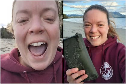 El mar regresó la cartera que una mujer perdió hace ocho meses y ella compartió su historia