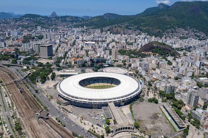 El Maracaná desde el aire: todo listo para la final de la Libertadores