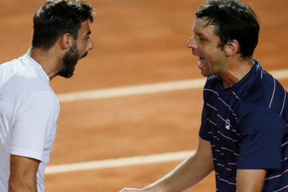 El marplatense Horacio Zeballos y el español Marcel Granollers ganaron el título de dobles en el Masters 1000 de Roma.