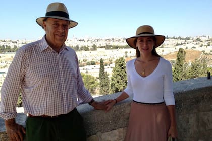 El marqués de Griñón y su hija Tamara.