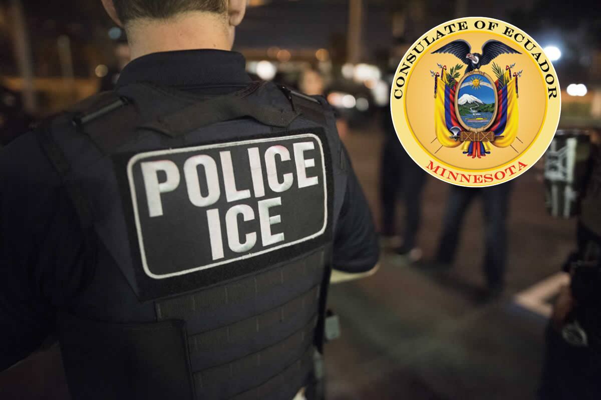 El martes 27 de enero, personal del consulado de Ecuador en Minneapolis impidió el ingreso no autorizado de un agente del ICE