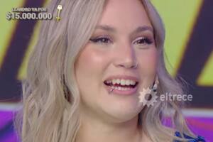 El martes Milagros participó de Los 8 escalones de los 3 millones y sorprendió a todos al hacer un comentario sobre su familia (Foto: Captura de TV / eltrece)
