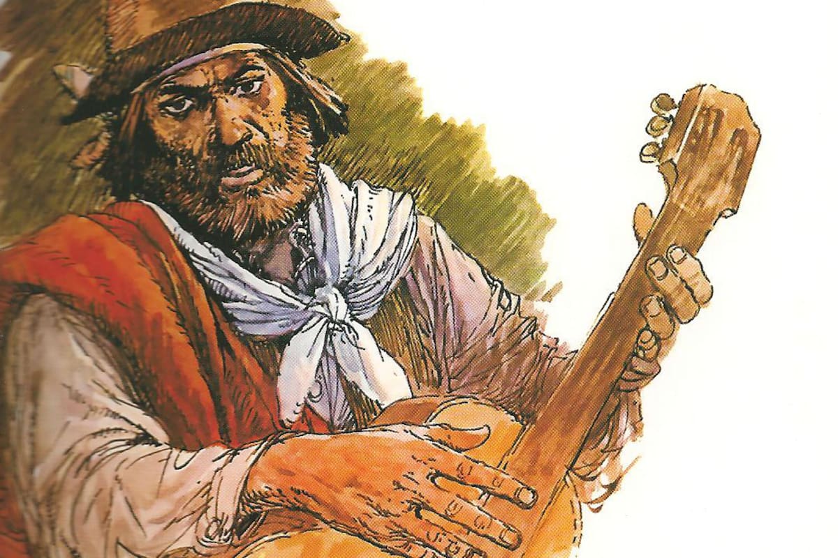 El Martín Fierro se convirtió en la obra más importante de la literatura gaucha.