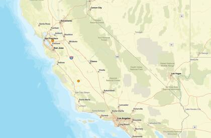 El más fuerte de los sismos ocurrió a 4 kilómetros al este-sureste de San Ramon, California, con 2,8 de magnitud.