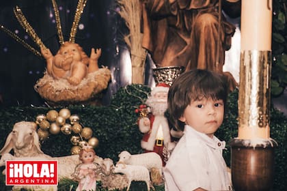 El más mimado de la casa recibió su primer sacramento.