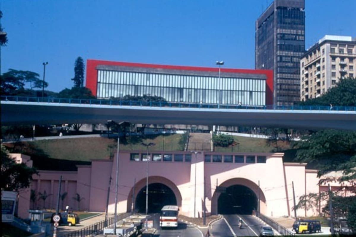 El MASP, en la Avenida Paulista