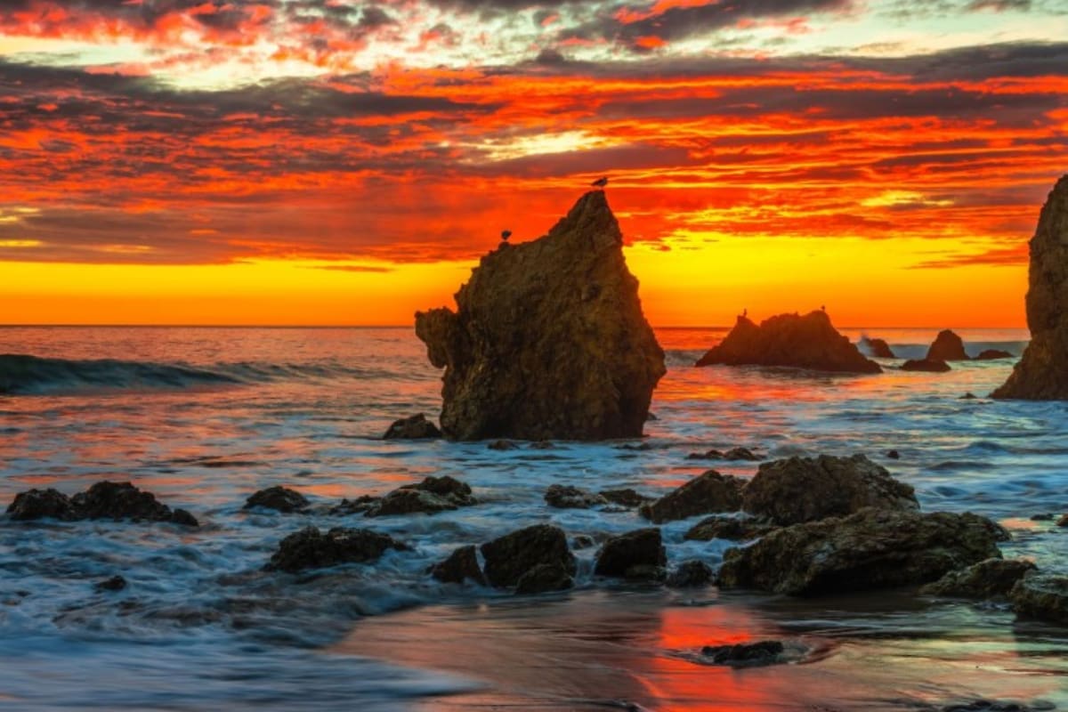 El Matador State Beach, en California fue elegida como la playa más linda de EEUU
