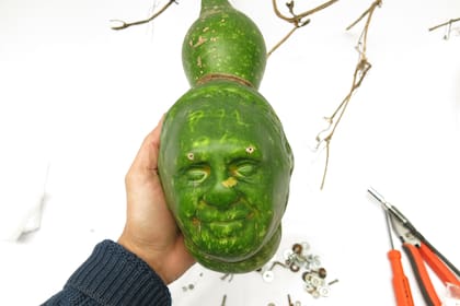 El mate milagroso, con la cara del Papa Francisco