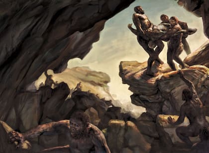 El material genético de aquellos restos humanos es similar al de los grupos San y Khoekhoe que viven en la misma región en la actualidad (Imagen ilustrativa)