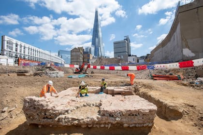 El mausoleo romano se encontró en un área conocida como The Liberty of Southwark, una zona londinense donde se está desarrollando un proyecto inmobiliario