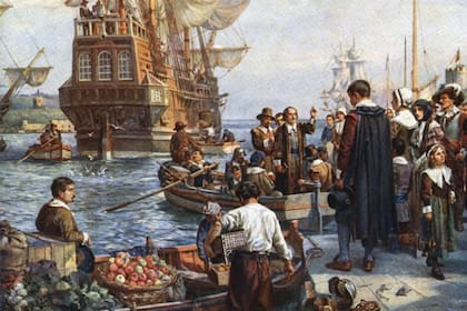 El Mayflower había zarpado el 16 de septiembre de 1620 de Plymouth, Inglaterra; la mitad de los pasajeros escapaban de la persecución religiosa; la otra mitad, iban en busca de aventuras y una nueva vida al otro lado del Atlántico