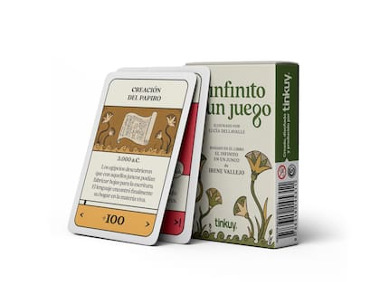 El mazo de cartas de "El infinito en un juego"