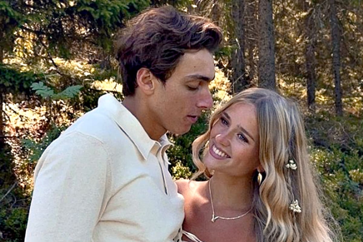 El medallista olímpico en salto de garrocha, Mondo Duplantis junto a su novia, la modelo y creadora de contenido Desiré Inglander
