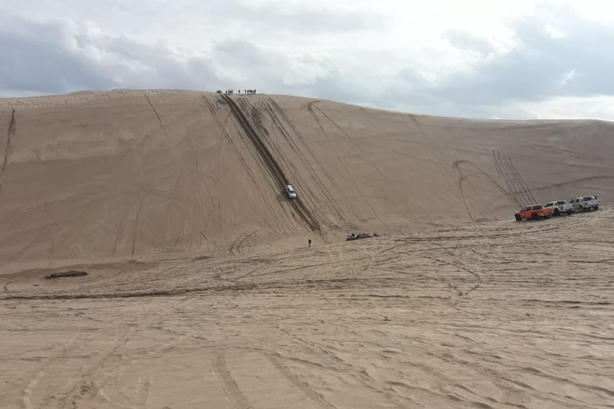 El Médano Blanco, en Necochea
